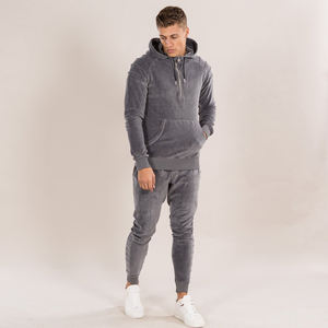 2021 Wholesale Men <b>Velour</b> <b>Tracksuits</b> New Stylish Cotton Velvet <b>Tracksuit</b> Slim Fit Plain Jogger <b>Velour</b> <b>Tracksuit</b> for Male - Product Image 2