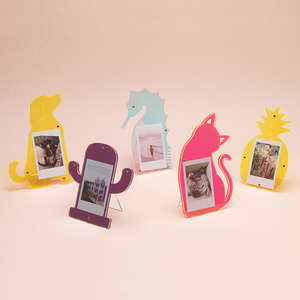 Good Vibes Laser Cut Modern Colorful Dual Photo Acrylic <b>Instax</b> Frame - Product Image 3