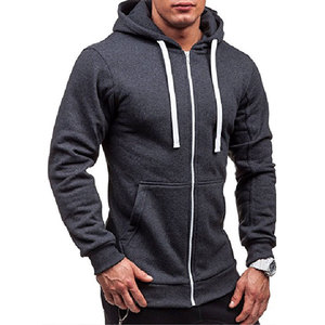 Sudadera con capucha ajustada para hombre, jersey de manga larga, Tops musculares, Camiseta deportiva para gimnasio, camiseta con diseño de logotipo personalizado - Product Image 5