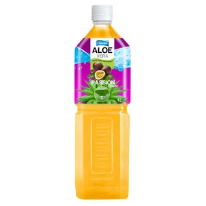 Aloe Vera Sức Khỏe Tốt Cho Sức Khỏe 500Ml Đóng Chai Uống OEM Lychee Xoài Đào Aloe Hàn Quốc Nước Ép Trái Cây