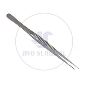 Offres Spéciales 14cm pansement pince à épiler CE approuvé pince à épiler manuelle en acier inoxydable droite dentelée conception disponible différent - Product Image 3
