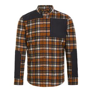 Camisa de motorista para hombre, camisa de manga larga de franela suave blindada para montar en moto - Product Image 1