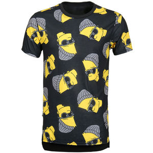 T-shirt personnalisé pour homme, sublimation, coupe ajustée, manches courtes, pull-over, streetwear, t-shirt décontracté pour homme - Product Image 6