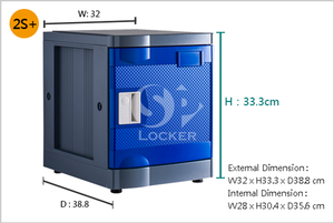 Modern ECO Mini Recycle Plastic Combination Lock Locker Shoes Cabinet - Product Image 4