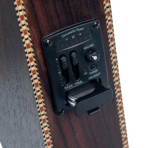 NAOMI Ukulélé ténor 26 pouces Ukulélé électro-<span class=keywords><strong>acoustique</strong></span> volant en V inachevé UKFLYV Pickup passif Ukulélés acoustiques électriques - Product Image 3