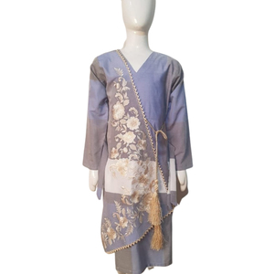 Últimos Diseños de Kurtis de Algodón, Rayón, Viscosa y Seda para Niñas, Tendencia de Verano, Bordado con Hilos de Colores, Estilo Masoori - Product Image 1