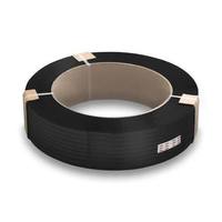 Inde PET Band Factory 12mm 1/2 pouces Noir Plastique Polyester PP Strap Rolls Emballage Manuel pour USA Amérique du Sud Rag Bailing
