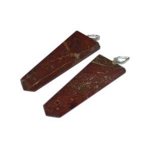 Jaspe rouge Crayon Plat Pendentifs en agate export - Product Image 1
