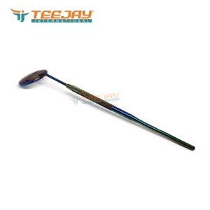TEEJAY Plasma Rainbow Rounded Eyelash <b>Mirror</b> Stainless Steel Smooth Tip <b>Small</b> Customized Logo Customized Color DHL FEDEX Western - Product Image 4