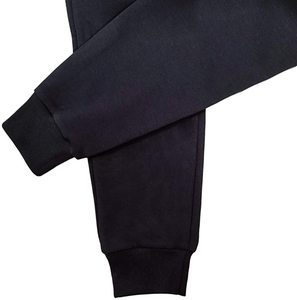 กางเกงวอร์มผู้ชายแบบหนา มีเชือกผูกเอว เหมาะสำหรับวิ่งและเล่นกีฬา มีกระเป๋าซิป ปลายขาจั๊มพ์ ผลิตจากผ้าโพลีเอสเตอร์/คอตตอนฟลีซ - Product Image 6