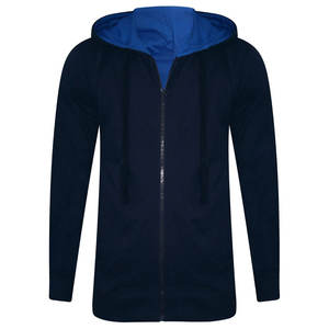 Sudaderas con capucha de manga larga para hombre New Look de moda-Algodón/Poliéster OEM Muestra gratis Teñido liso para invierno - Product Image 1
