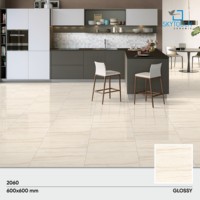 Échantillon gratuit, carrelage en porcelaine poli effet marbre de haute qualité, 600x600, brun classique, carrelage d'intérieur, résistant à l'usure