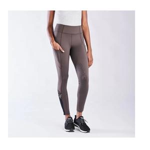 Pantalones de montar a caballo elásticos para mujer superventas, ropa ecuestre personalizada OEM, pantalones de montar con parche en la rodilla - Product Image 2