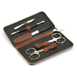 Top vente chaude professionnel de haute qualité en acier inoxydable coupe-ongles ensemble manucure et pédicure 10 en 1 boîte Durable Portable - Product Image 3