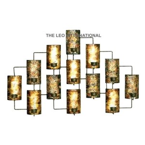 Aluminum Metal Unique Shape Brown Finished <b>Wall</b> Scones Luxury Handmade Home <b>Wall</b> <b>Lighting</b> Decoration - Product Image 5