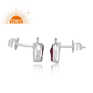 ต่างหูเงินแท้คุณภาพสูงประดับทับทิมธรรมชาติรูปแมว ดีไซน์สวยหรูสำหรับผู้หญิง ปี 2026 จากผู้ผลิตเครื่องประดับ - Product Image 3