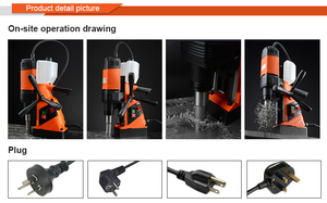 CHTOOLS vendita calda 220V trapano magnetico supporto per nuova condizione <span class=keywords><strong>usata</strong></span> per la costruzione di uso domestico componenti del nucleo del motore CNC - Product Image 6