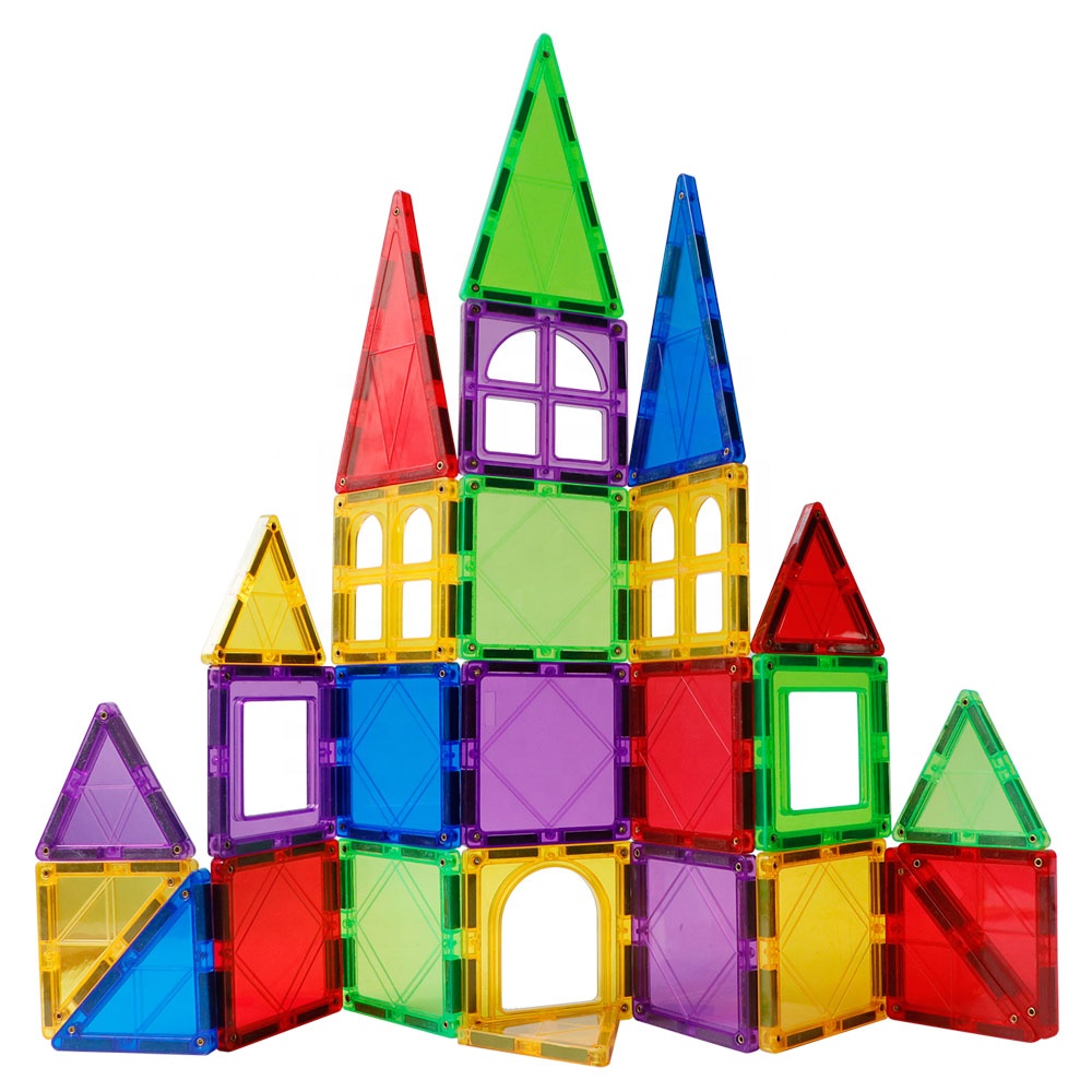Заводская цена, развивающая игрушка, 32 шт., сильная Магнитная Строительная плитка из АБС для детей
