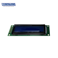Módulo LCD gráfico STN azul COB de 20x2 caracteres, hora 6, 2002, con circuito integrado de control S6A0069