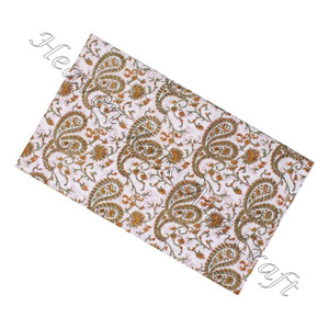 Christmas Sale Handmade Cotton Fabric Jaipur Sanganeri <b>Hand</b> Block Printed Fabric Raw Material Dress Making Material Fabric - Product Image 5