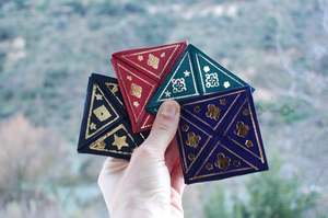 Porte-monnaie en cuir fait à la main de style traditionnel marocain unisexe personnalisé ensemble de 10 pièces OEM - Product Image 4