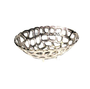 Bol à fruits classique en métal de luxe et élégant ustensiles de cuisine faits à la main de haute qualité écologique pour les fêtes bol à fruits en gros - Product Image 3