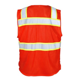 Hi Vis เสื้อกั๊กนิรภัยเสื้อจราจรสะท้อนแสง,เสื้อกั๊กป้องกันความปลอดภัยเสื้อกั๊กสะท้อนแสงชุดทำงานเพื่อความปลอดภัย - Product Image 1