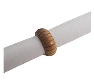 Servilleteros de Coral decorativos de resina caseros de tendencia, servilletero de madera tallado a mano, accesorios de mesa de boda - Product Image 1