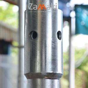 Ringlock Scaffold against the floor during construction - Product Image 1