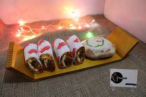 Plateau de service incurvé pour servir des aliments et des fruits à l'hôtel et au restaurant Ensemble de plateaux fabricant de service de Tradnary Sambhal - Product Image 3