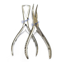 Kit de pinces d'extension de cheveux en acier inoxydable, avec aiguille à crochet, outils professionnels pour Extensions de cheveux avec étiquette personnalisée, vente en gros, 10 pièces