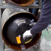 Bouchons de tuyaux en caoutchouc NBR/CR/EPDM gonflables Plugline IPS, noirs, moulés, pression de 1,5 à 2,5 bars, pour l'étanchéité des égouts et le drainage