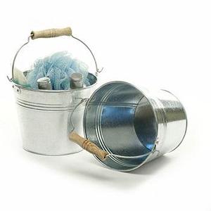 HEAVY METAL NATURAL GALVANIZED BUCKET NEW STYLE GALVANIZED BUCKET WHOLESALE GALVANIZED BUCKET - Product Image 5