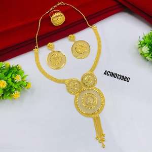 New Fashion 2 Gram Gold Plated Necklace Set - Product Image 3
