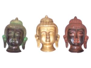 Special Quality of Hanging Brass Ganesha <b>Face</b> Hanging Brass Statue in Natural buff <b>Polish</b> in Gold <b>Face</b> - Product Image 3