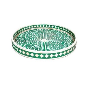 Plateau de service en forme d'os avec incrustation de perles, de haute qualité, Design à la mode, décoration de la maison, de Restaurant d'hôtel - Product Image 6