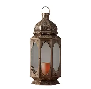 Lanterne Table à branches marocaines, lampe pour le travail d'imitation, de style marocain, lanterne