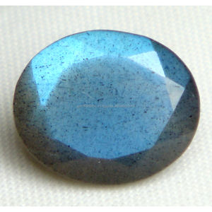 Vente en gros de Labradorite Flash bleue naturelle de haute qualité de forme ovale à facettes Labradorite naturelle pierre précieuse en vrac pour la fabrication de bijoux - Product Image 5