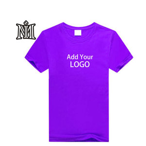 T-shirts vêtements de mode impression bouffante conception personnalisée étiquettes tissées broderie de haute qualité sport coton polyester mélange t-shirt - Product Image 1