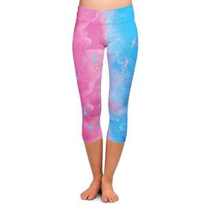 Pink or Blue Sleeping Beauty Inspired - Leggings in Capri or Full Length - Product Image 4