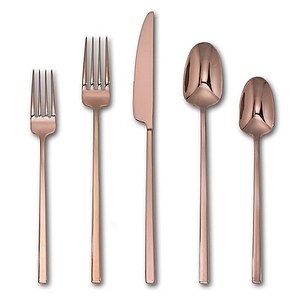 Modern Cutlery Set Silver Luxury Silver Cutlery Set Dinner Lunch Spoons Fork Knife Stainless Steel Cutlery Set high Quality - Product Image 5