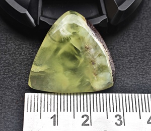 Yellow Prehnite Cabochon Unique <b>Pattern</b> Bio Color Prehnite Gemstone For Jewelry Custom Shape and Size Wholesale Yellow Prehnite - Product Image 2