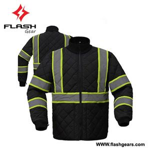 Veste de sécurité haute visibilité, Logo personnalisé, blouson de sécurité d'hiver réfléchissant, vêtements de travail - Product Image 3