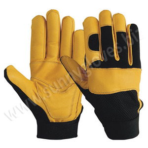 Custom work safety custom <b>hand</b> tools impact synthetic leather mechanic gloves wholesale - Product Image 2