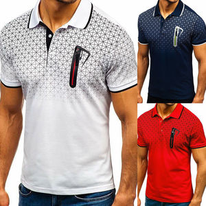 Polo de manga corta para hombre, camiseta lisa, blusa informal de Golf para verano, nuevo estilo - Product Image 6