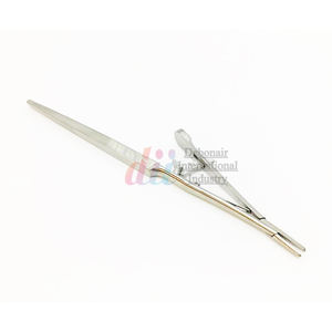 Soporte de aguja de silicona con cerradura, instrumento de Microcirugía Ocular Oftalmológica de acero inoxidable de 12cm de longitud - Product Image 1