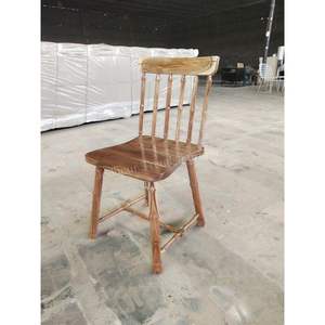 เก้าอี้รับประทานอาหารร่วมสมัยเก้าอี้วินด์เซอร์ไม้โอ๊คเนื้อแข็งสำหรับร้านกาแฟและร้านอาหารเฟอร์นิเจอร์ทันสมัย - Product Image 3