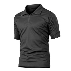 Uniformes de polos pour hommes fabriqués en Chine de haute qualité Nouveau design T-shirts en jersey avec motif solide et col polo à panneau imprimé - Product Image 5