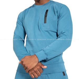 Sudaderas con bolsillo en el pecho con cremallera de alta calidad para entrenamientos Ocasiones casuales Nueva llegada para estaciones de primavera invierno al por mayor - Product Image 3