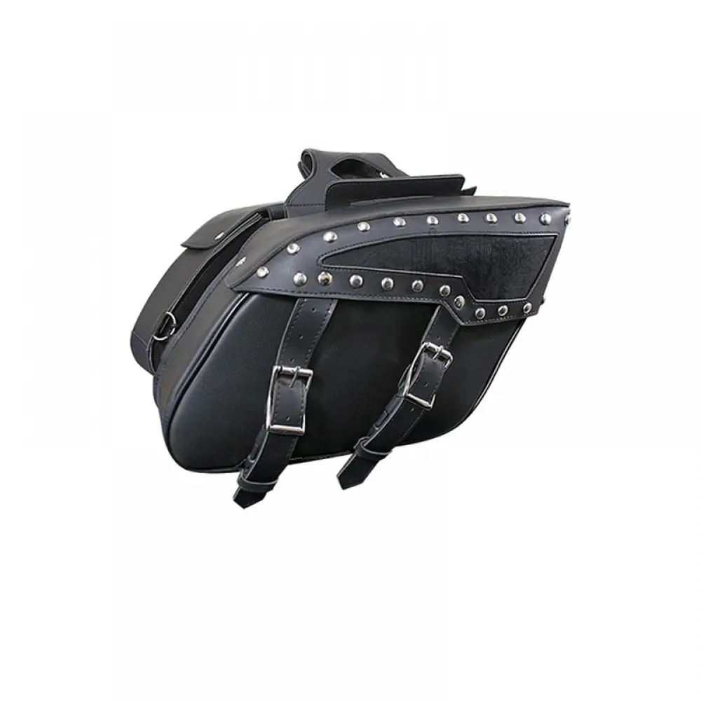 Deri su geçirmez eyer çantası motosiklet yan kask çanta motosiklet Touring sürme Moto seyahat bagaj çantaları